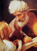St Matthew and the angel Guido Reni